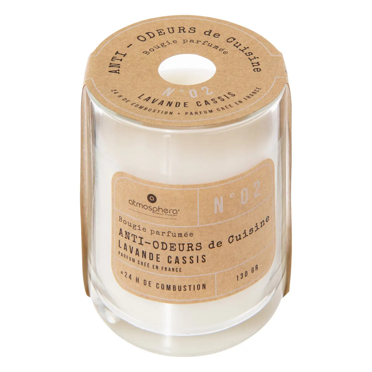 Ароматна свещ atmosphera Anti-odour, Стъкло, 130 g