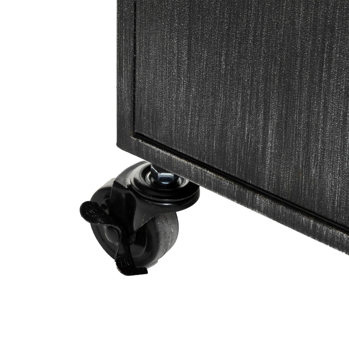 Скрин atmosphera Sevin, 6 чекмеджета, Тъмносив