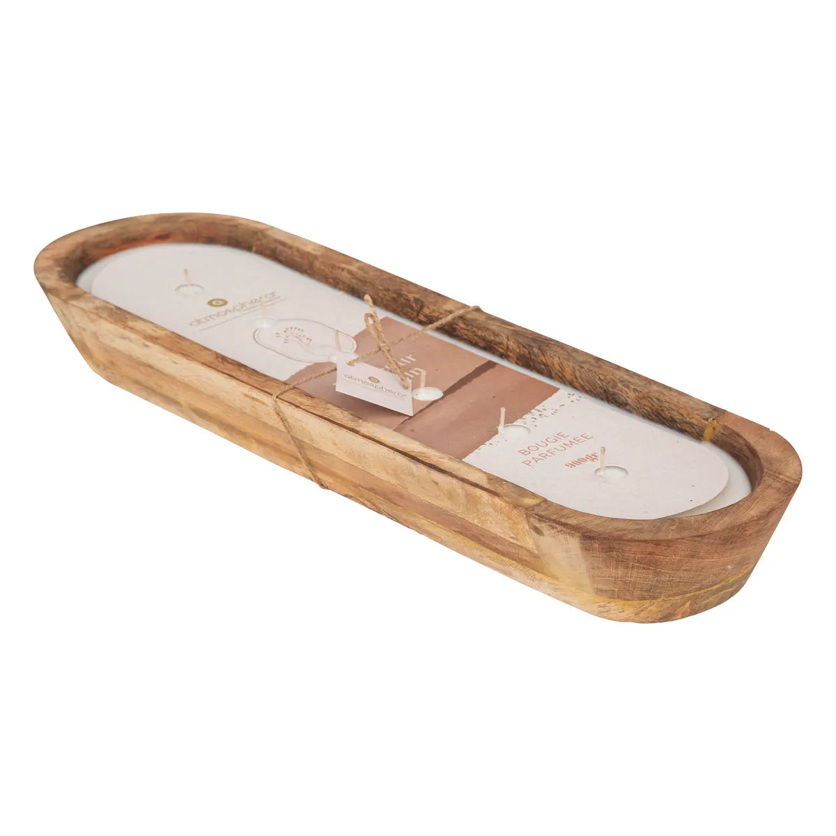 Ароматна свещ atmosphera Paola, Дърво, 900 g