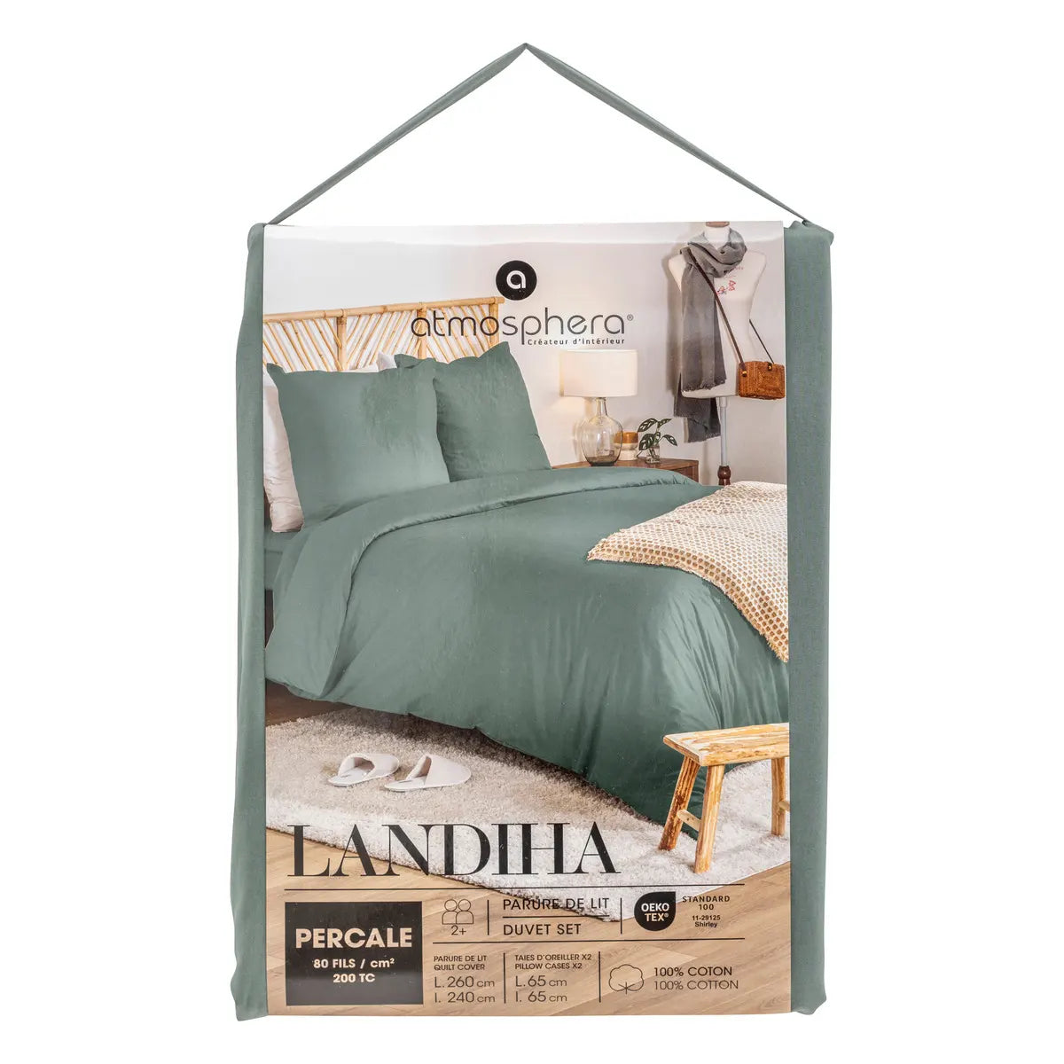 Спално бельо atmosphera Landiha, Перкал, 260x240 cm