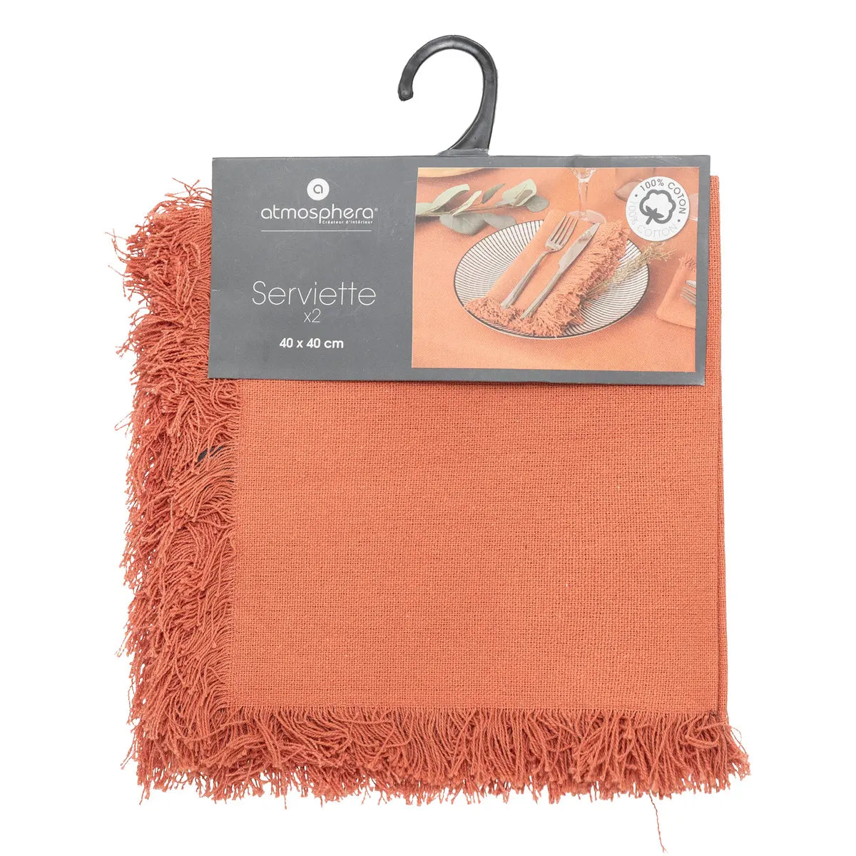 Сет кърпи atmosphera Maha, 40x40 cm, 2 бр
