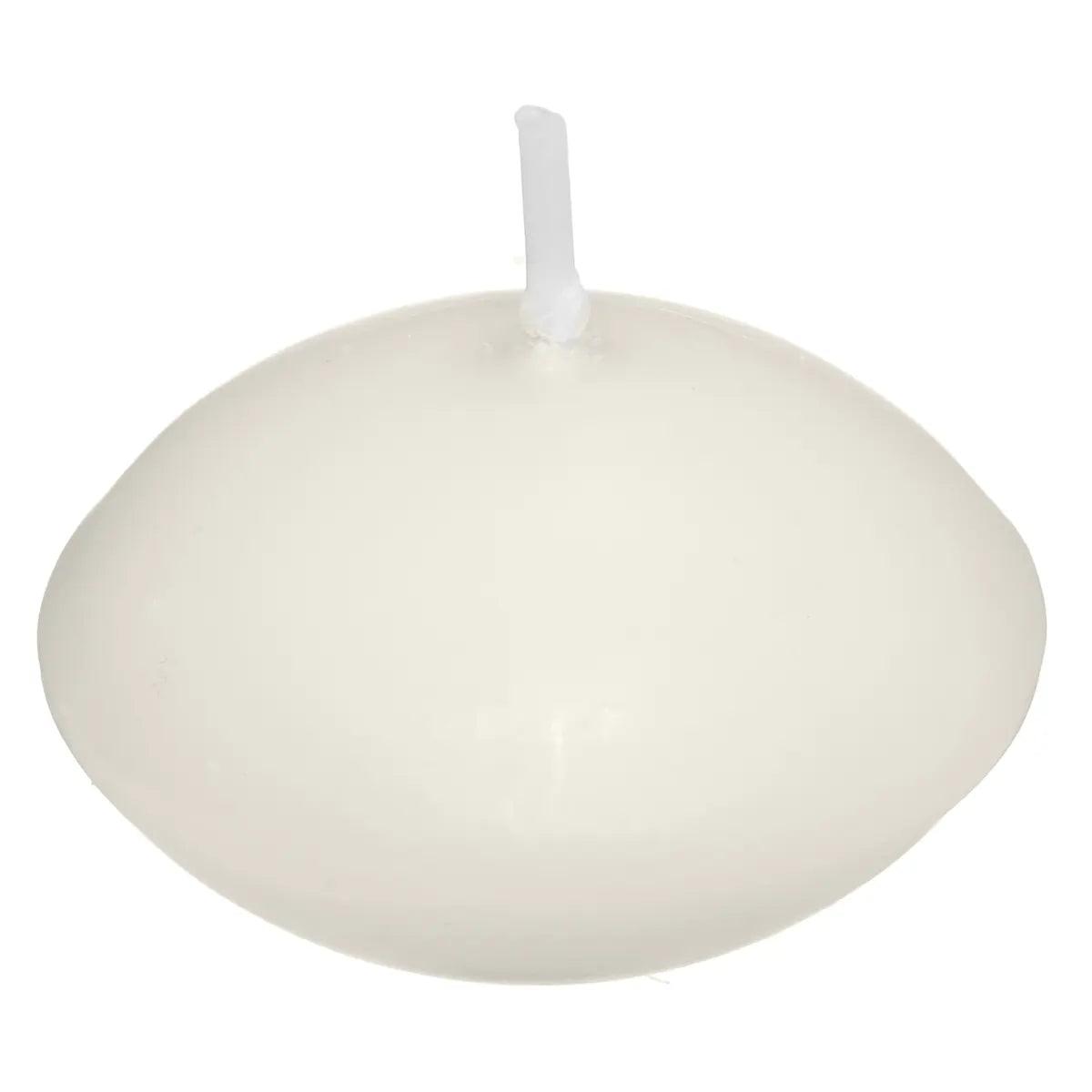 Комплект свещи без аромат atmosphera Many, 6 Плаващи, Диаметър 4.5 см, Бели