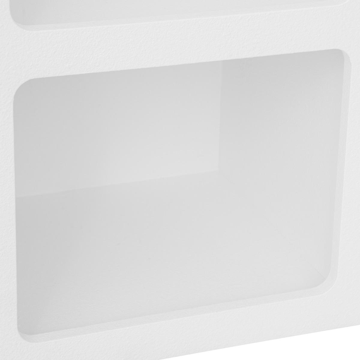 Скрин atmosphera Soleya, 6 отделения, 110x71 cm, Бял