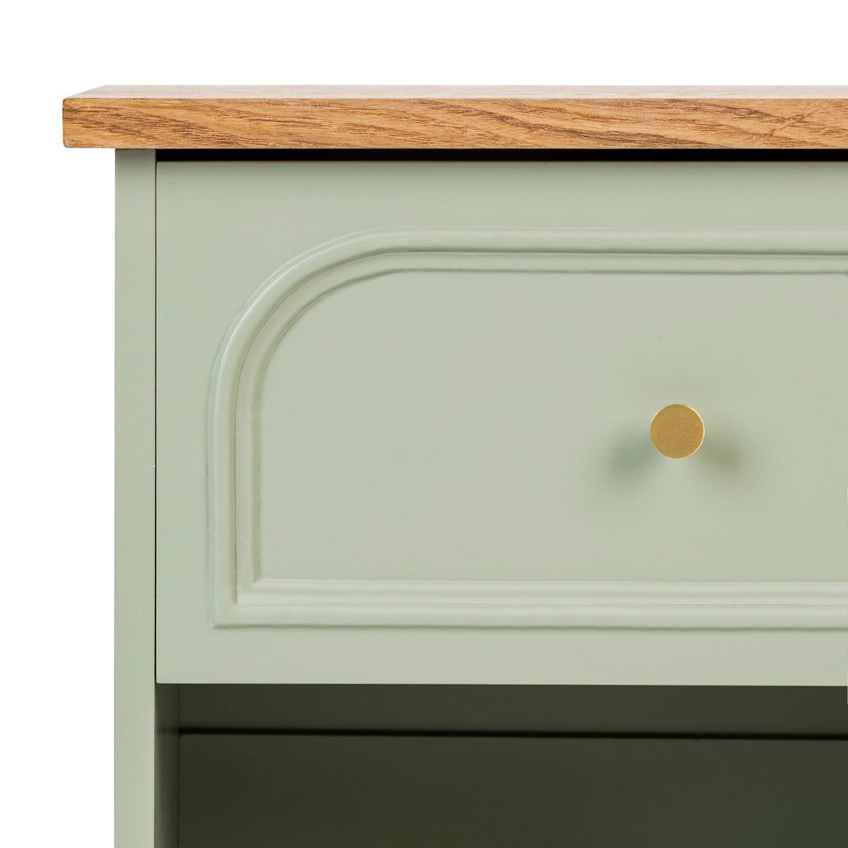 Нощно шкафче atmosphera Mohea, 67 cm, Зелен