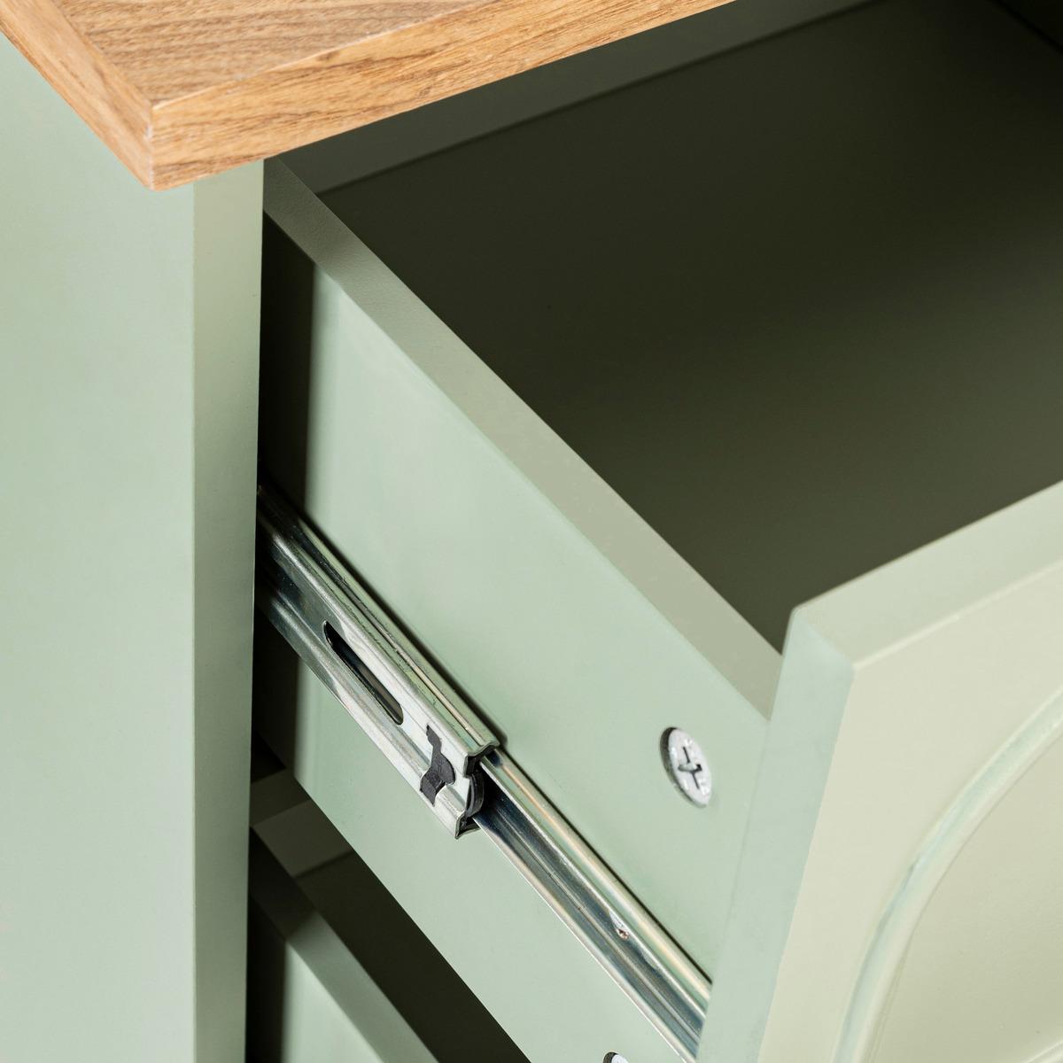 Скрин atmosphera Mohea, 5 чекмеджета, Зелен