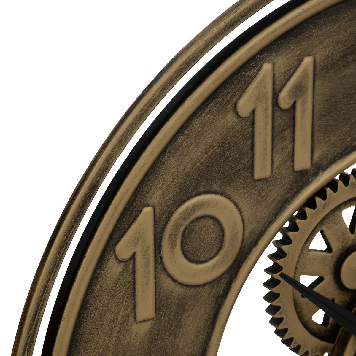 Стенен часовник atmosphera Jacob, Ø48 см, Метал, Златен цвят