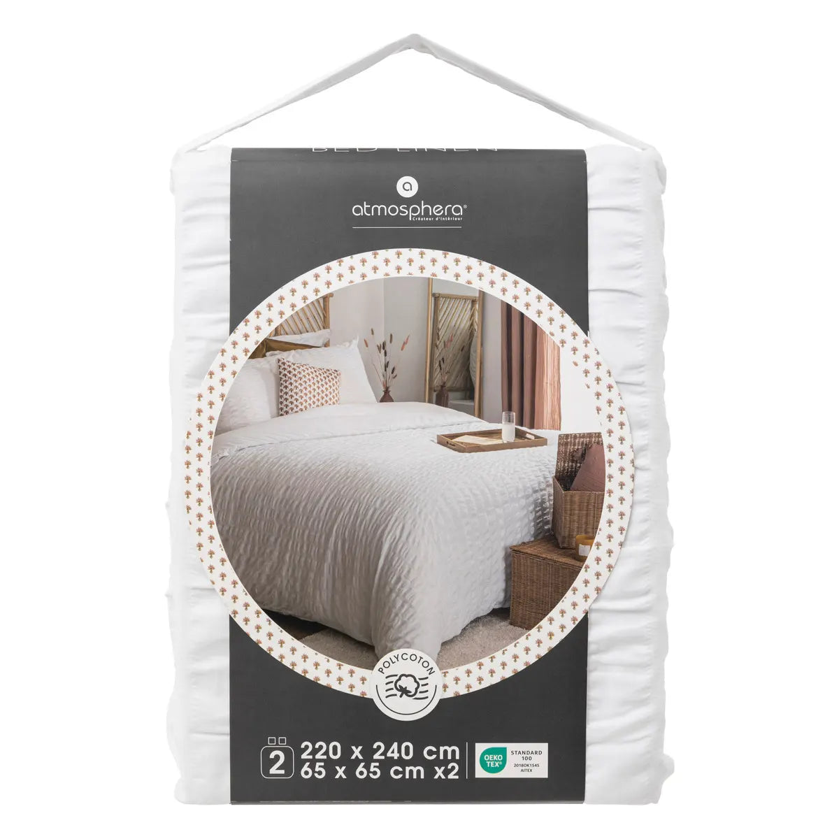 Спално бельо atmosphera Seersuck, 240x220 cm