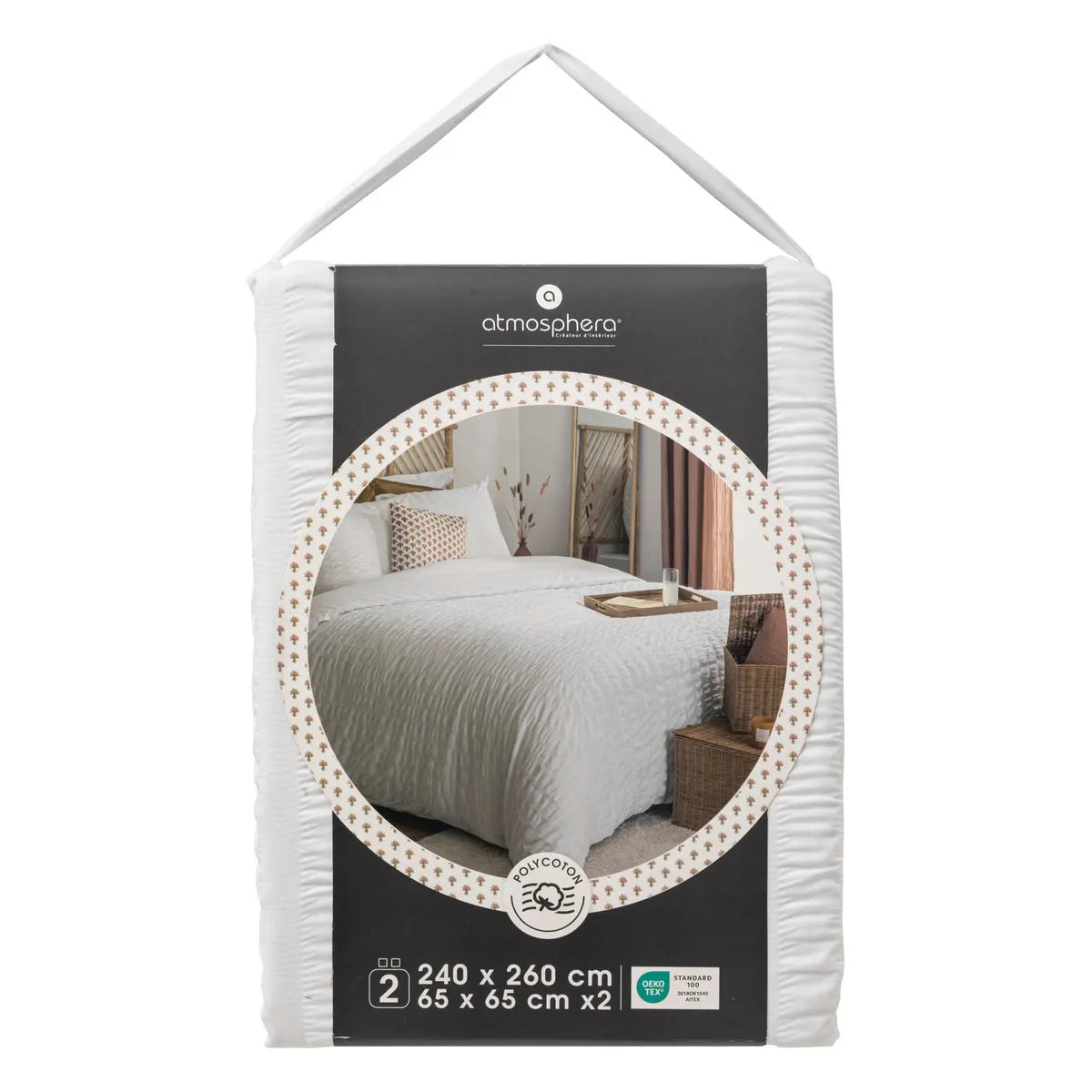 Спално бельо atmosphera Irhia, Микс с ефект лен