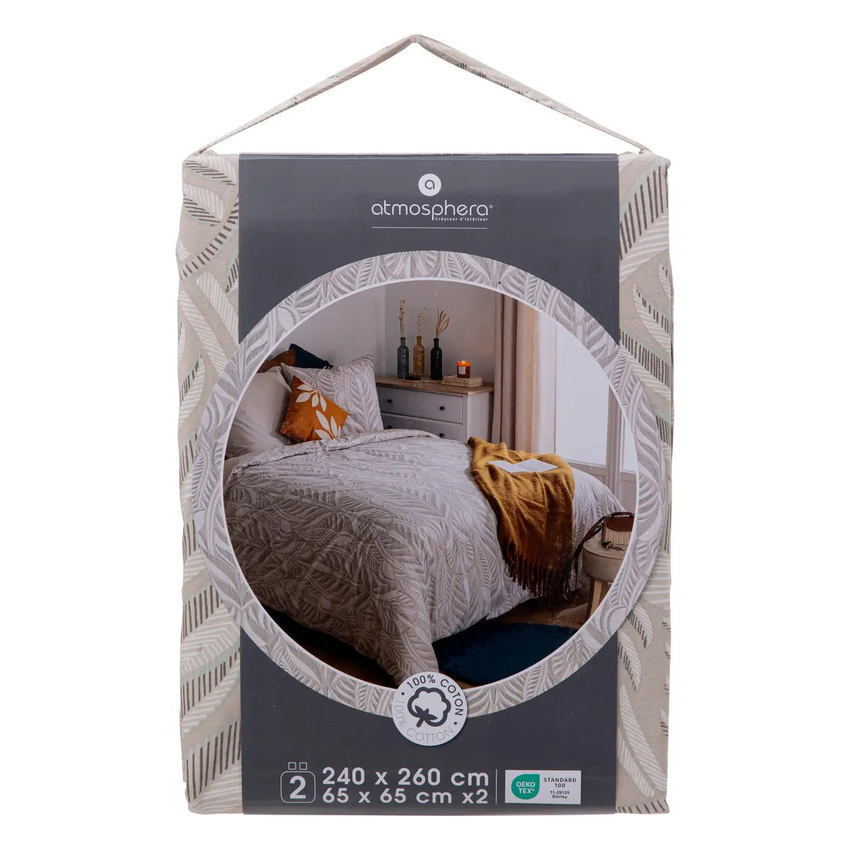 Спално бельо atmosphera Nalh, Памук, 260x240 cm