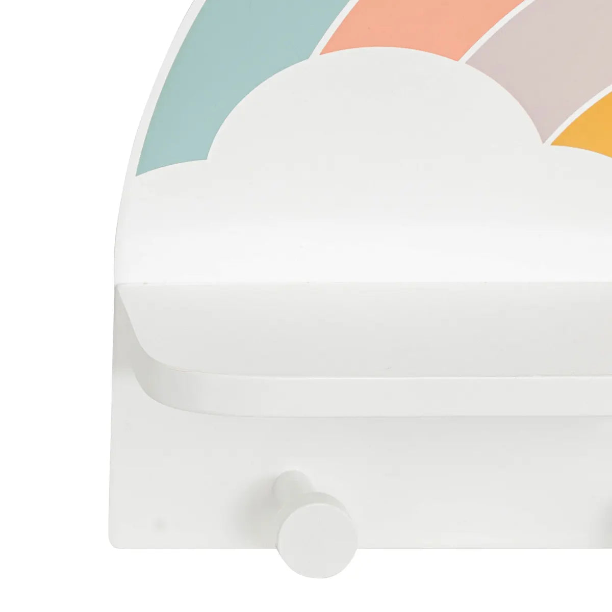 Детска закачалка с рафт atmosphera Rainbow, MDF