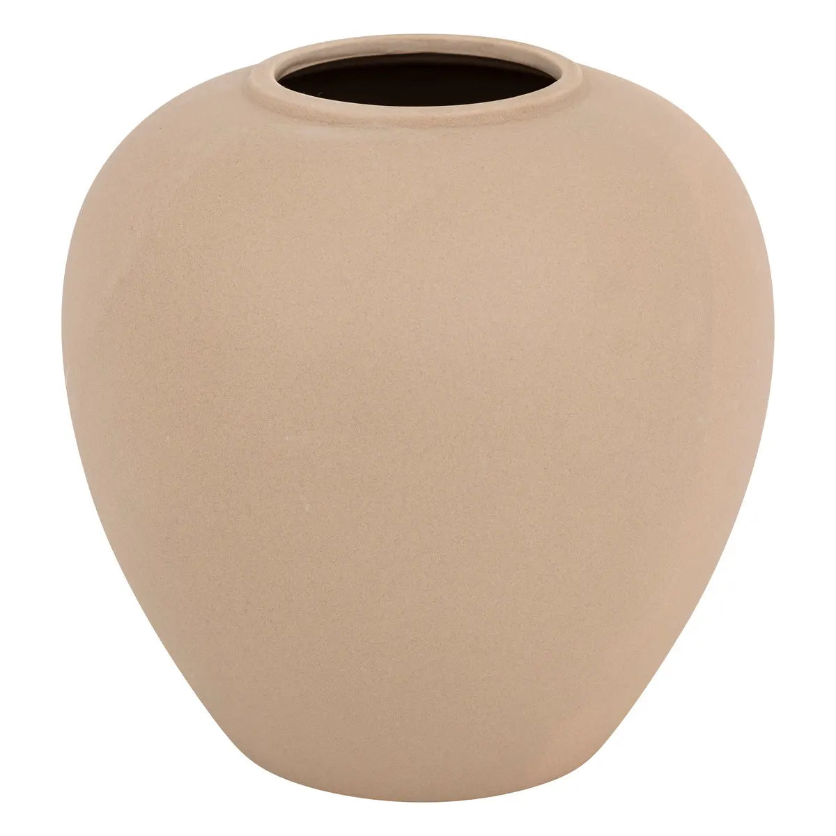 Ваза atmosphera Rily, Керамика, Черен, 18 cm