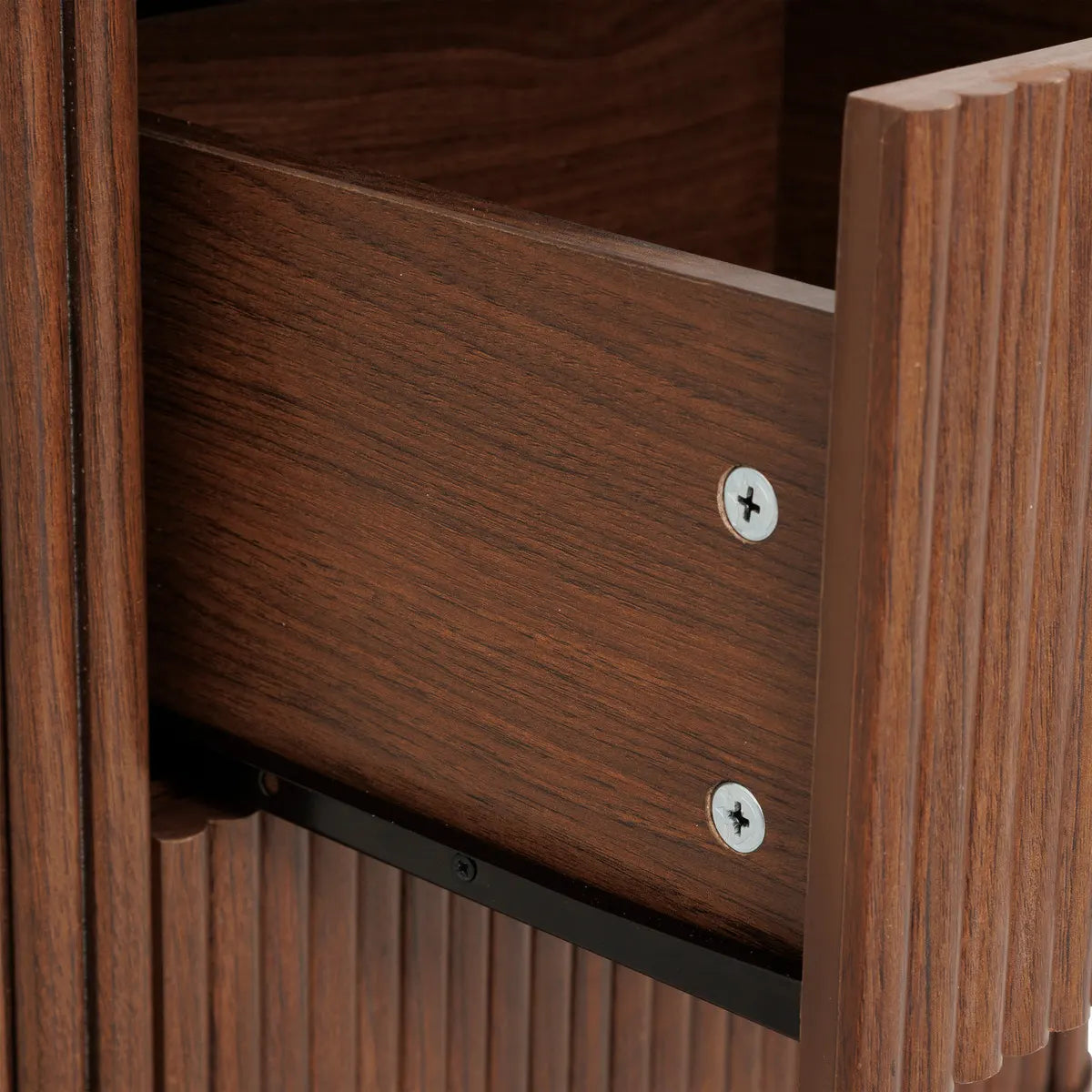 Нощно шкафче atmosphera Wany, 2 чекмеджета, MDF, Орех, 45x40x50 cm