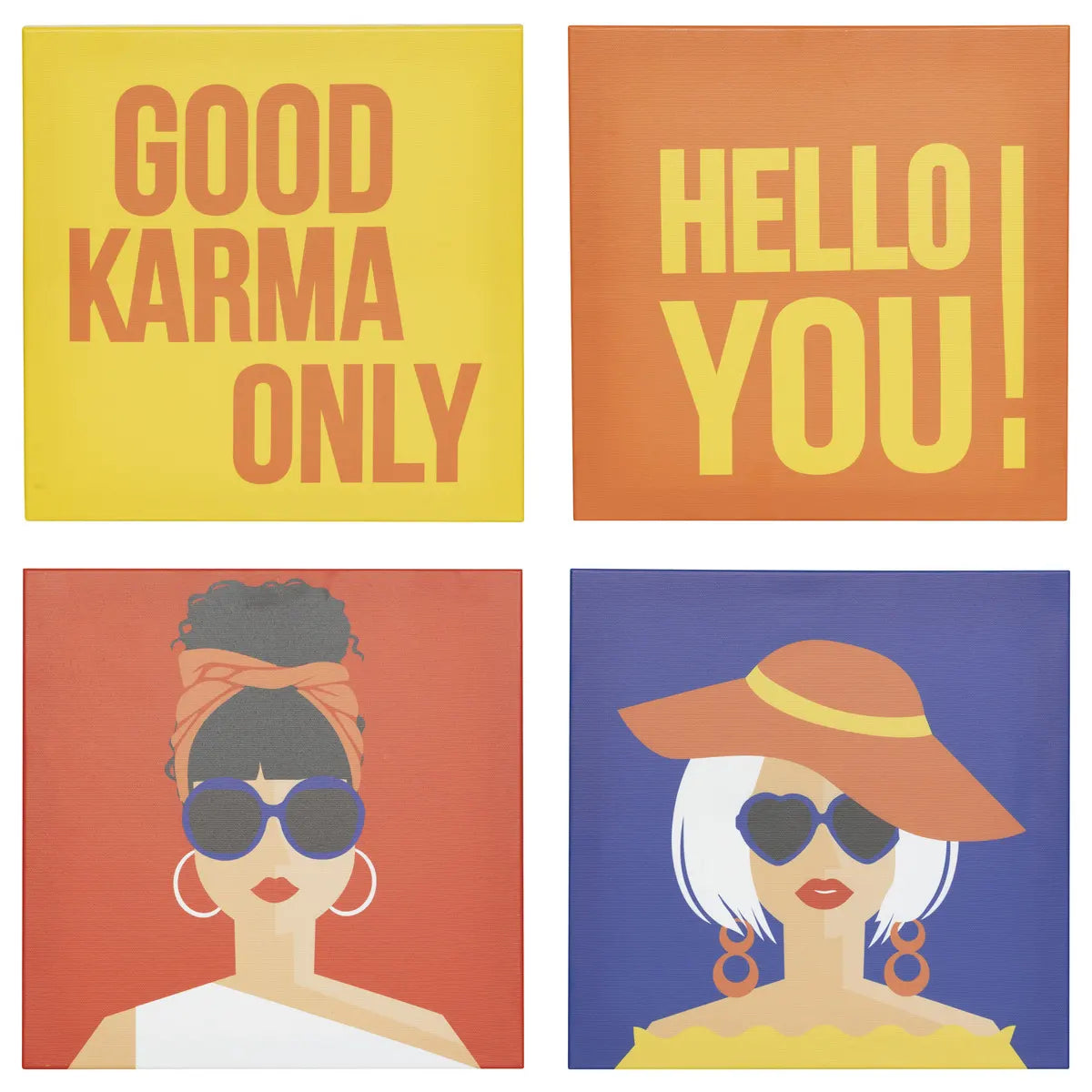 Картина atmosphera Natty Pop, Принт на платно 28x28 см, Асорти дизайни