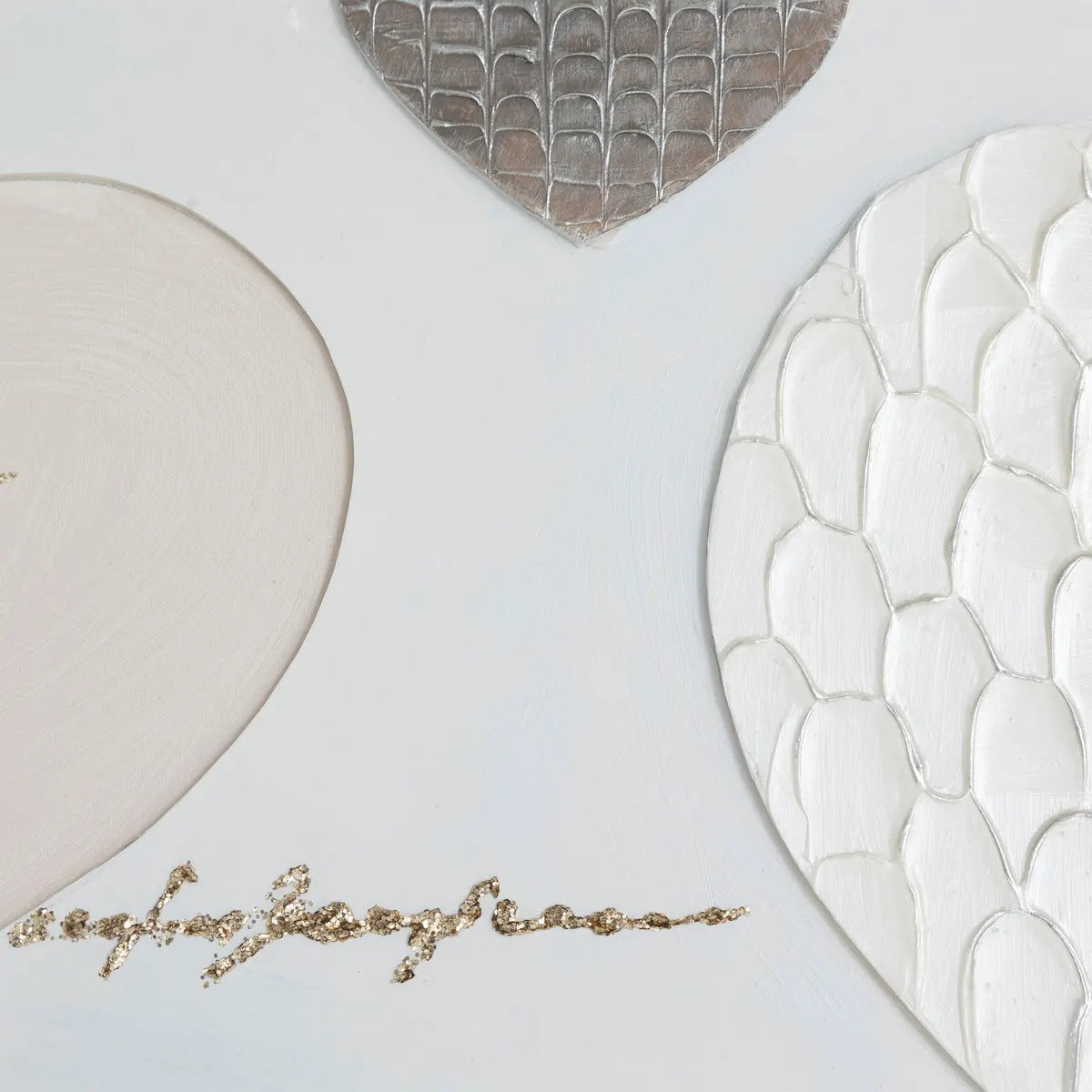 Стенна декорация 3D atmosphera Jamie, Сърца 152x52 см, Дърво