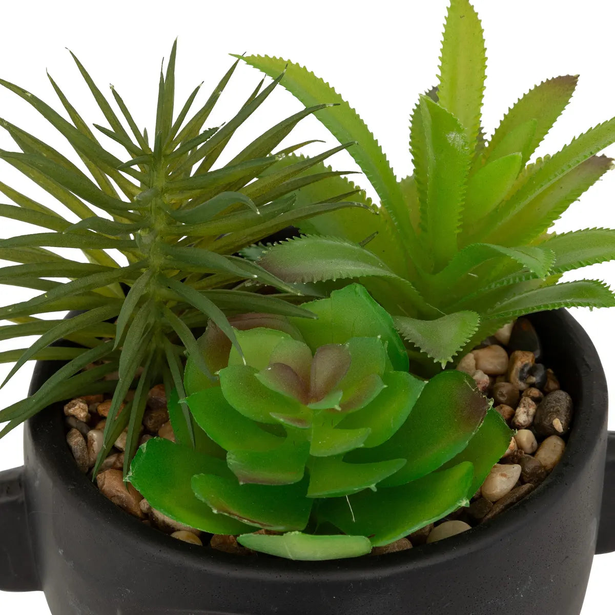 Изкуствено растение atmosphera Dusty Succulent, 22 cm, Различни видове