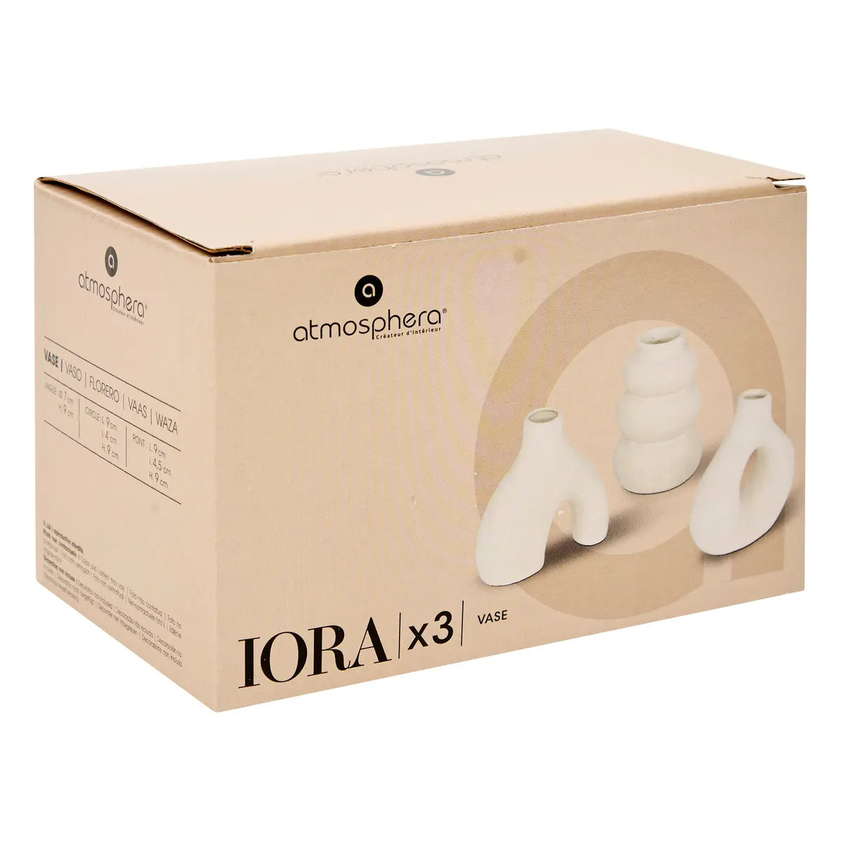 Сет вази atmosphera Iora, Керамика, 9 cm