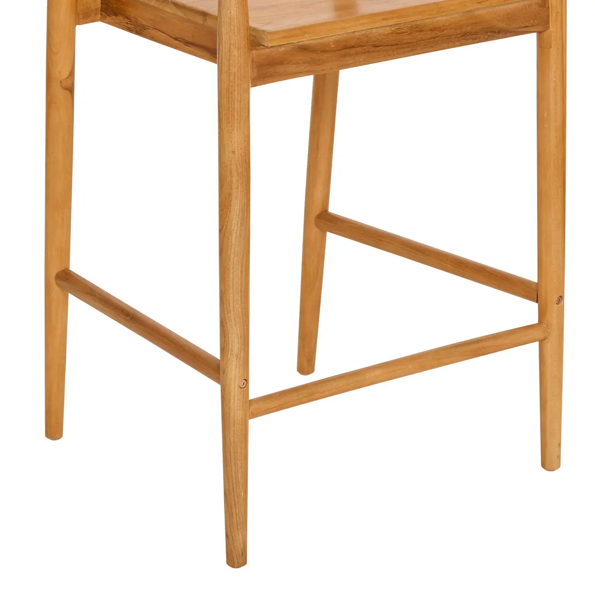 Бар стол atmosphera Miyako, 70 см, Тиково дърво