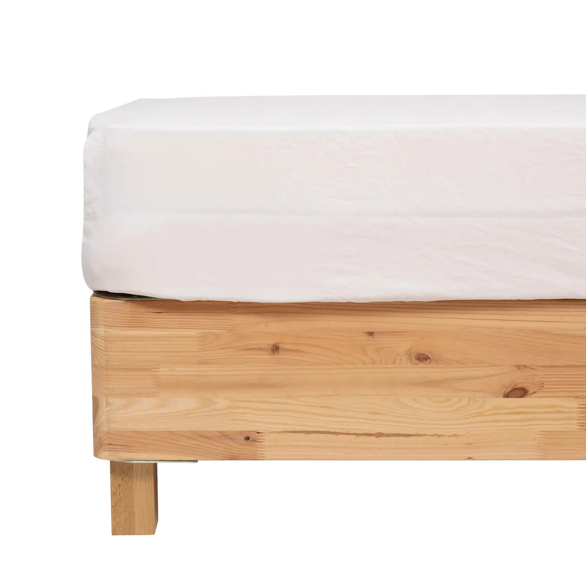 Еластичен чаршаф atmosphera Priscia, 160x200 cm, Бял