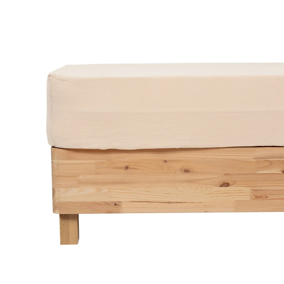 Еластичен чаршаф atmosphera Flora, 140x190 cm