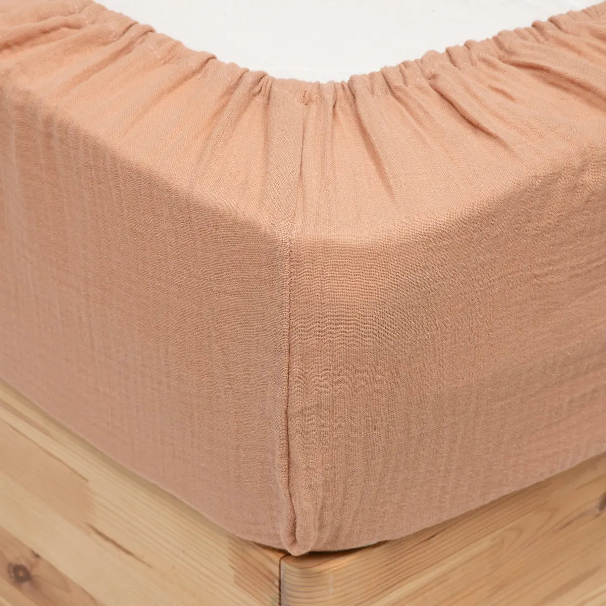 Еластичен чаршаф atmosphera Flora, 140x190 cm