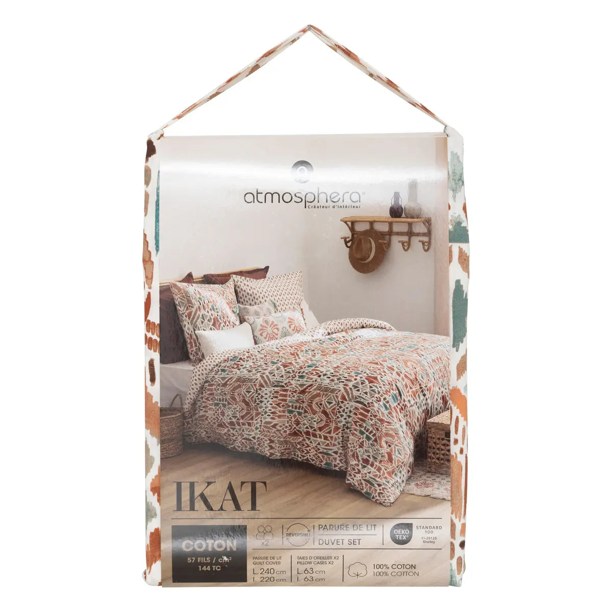 Спално бельо atmosphera Ikat, Памук, 240x220 cm