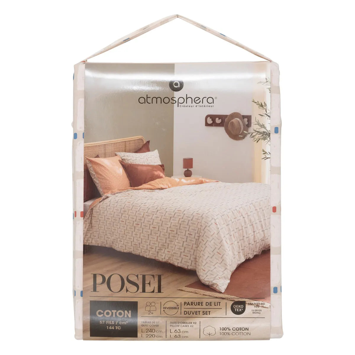 Спално бельо atmosphera Posei, Памук, 240x220 cm