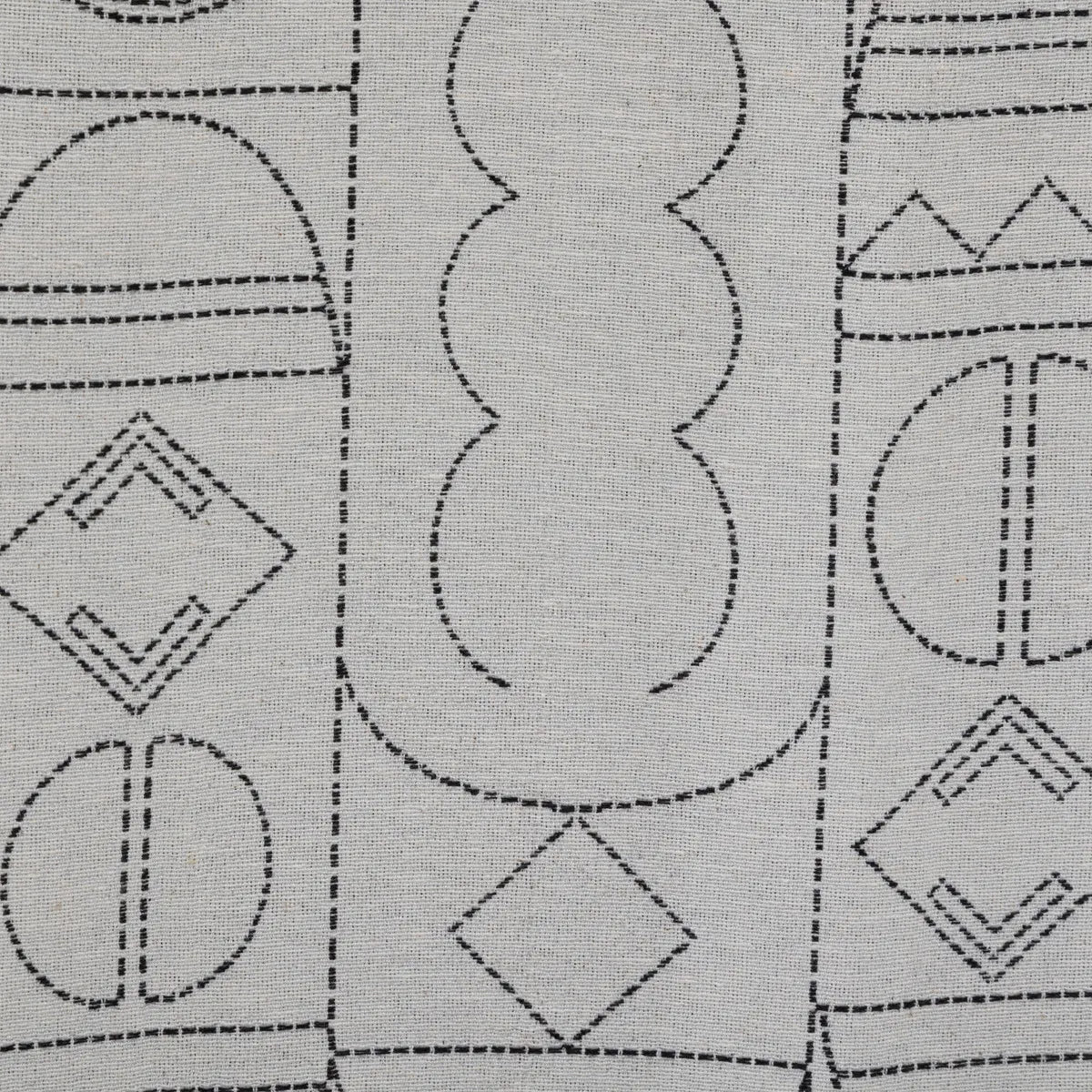 Завеса жакард atmosphera Malakite, 140x260 см, Черно-бяла