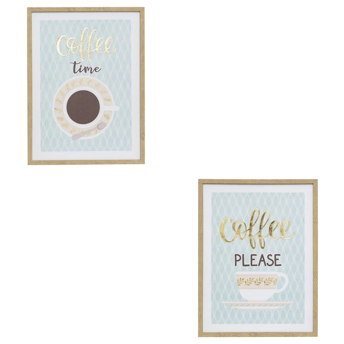 Картина с рамка atmosphera Emy, Принт на платно 30x30 см, Асорти дизайни