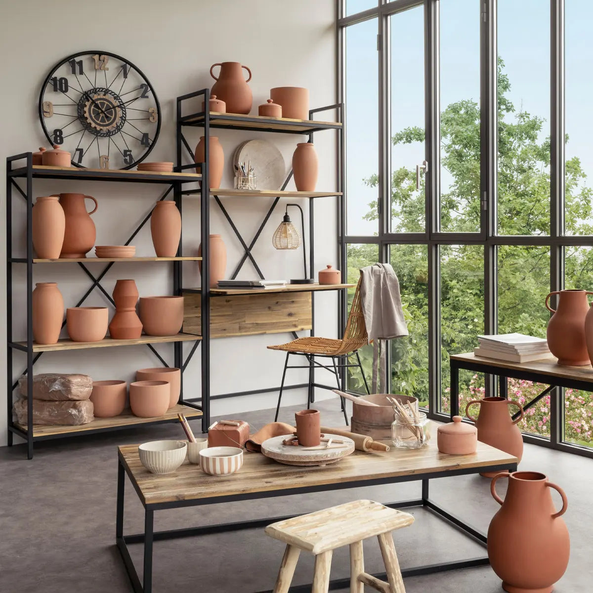 Холна маса atmosphera Edena, 115x65 cm, Черен