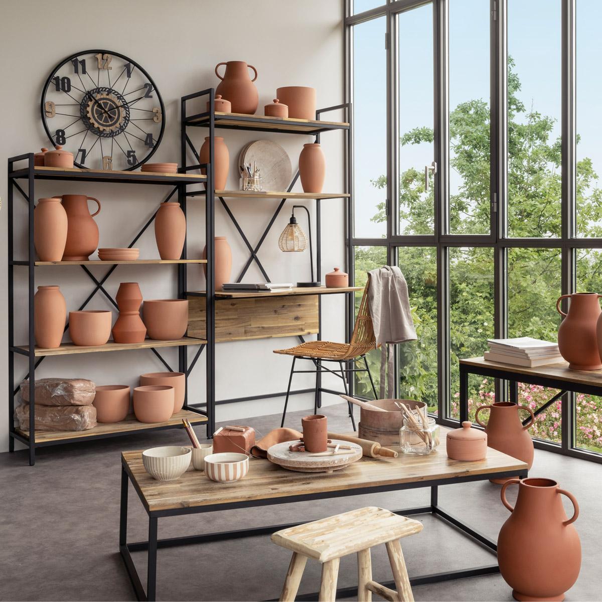 Етажерка atmosphera Edena, 4 реда, 90x141 cm, Акация