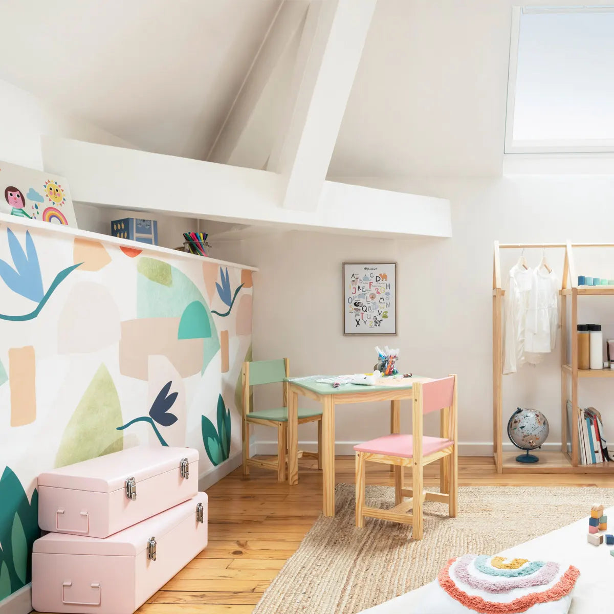 Сет детски кутии за съхранение atmosphera, Метал, 2 бр