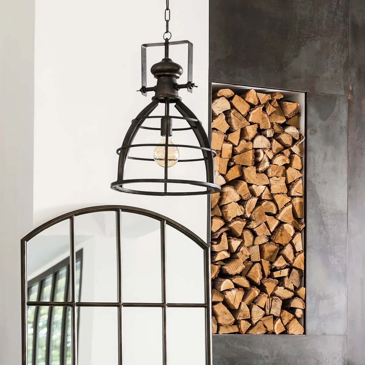 Пендел atmosphera Niko, 40 cm, Метал, Черен