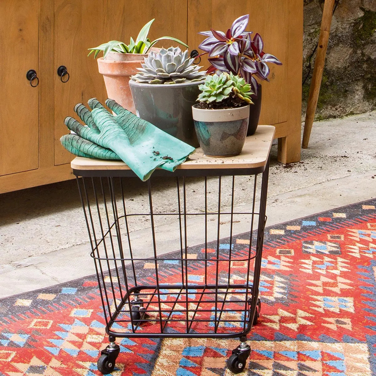 Холна маса atmosphera Jordi, Метал, 40x39 cm, MDF