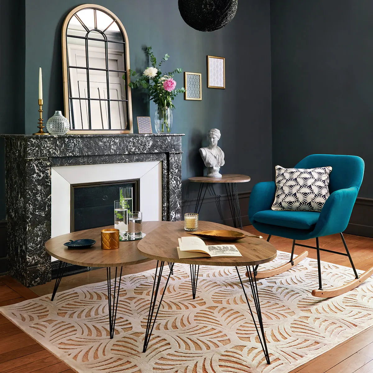 Холна маса atmosphera Neile, MDF, 112x80x40 cm