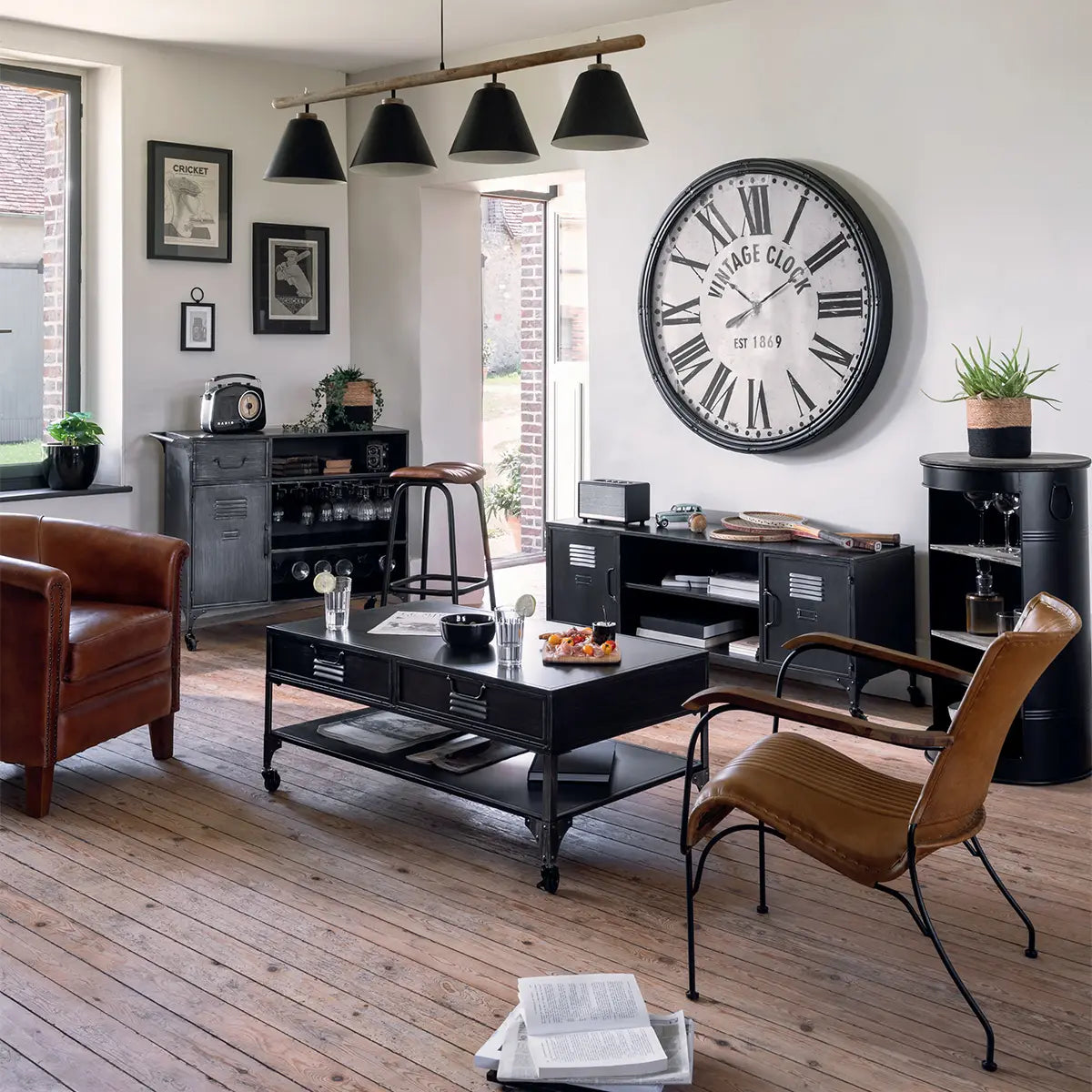 Бар стол atmosphera Nil, Кафяв