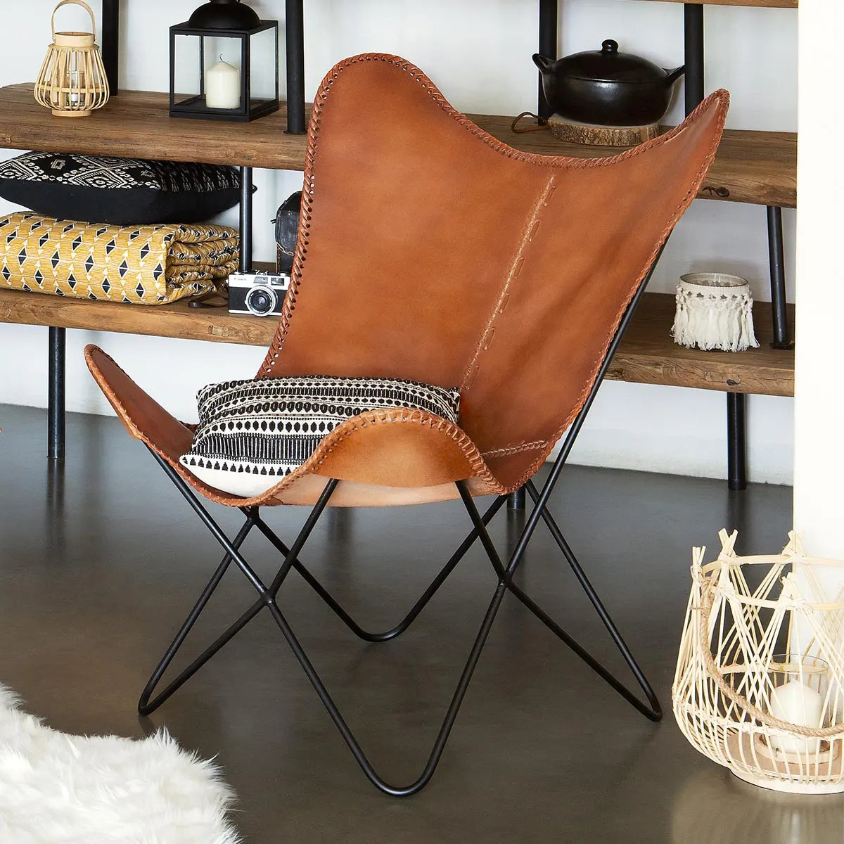 Калъф за кресло atmosphera Dario, Кожа