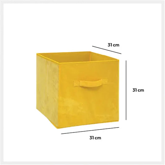 Кутия за съхранение 5five Mix & Modul, Кадифе, 31x31 cm