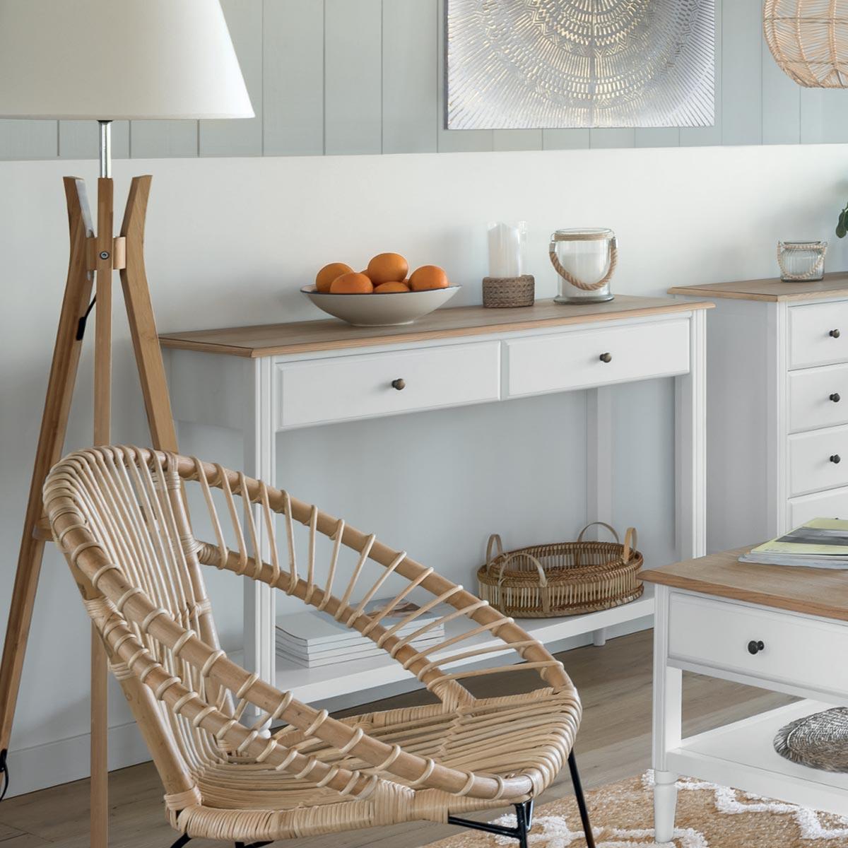 Конзолна маса atmosphera Solen, 110 cm, Бял