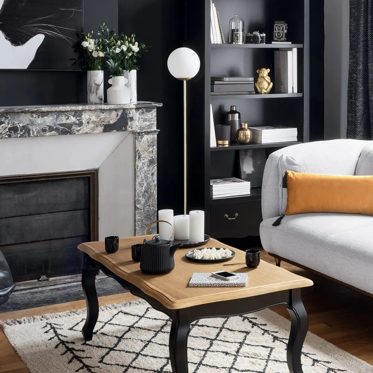 Лампион atmosphera Dris, Метал, Златен, 135 cm