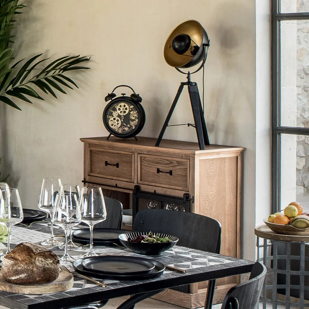 Часовник настолен atmosphera Janis, Механизъм, 33x26 см