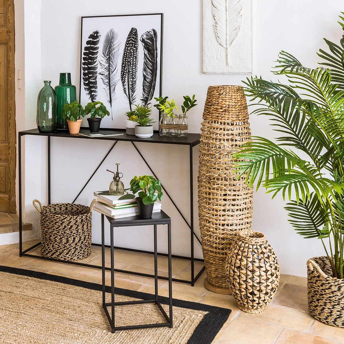 Лампион atmosphera Sand, Дърво, Естествен, 118 cm