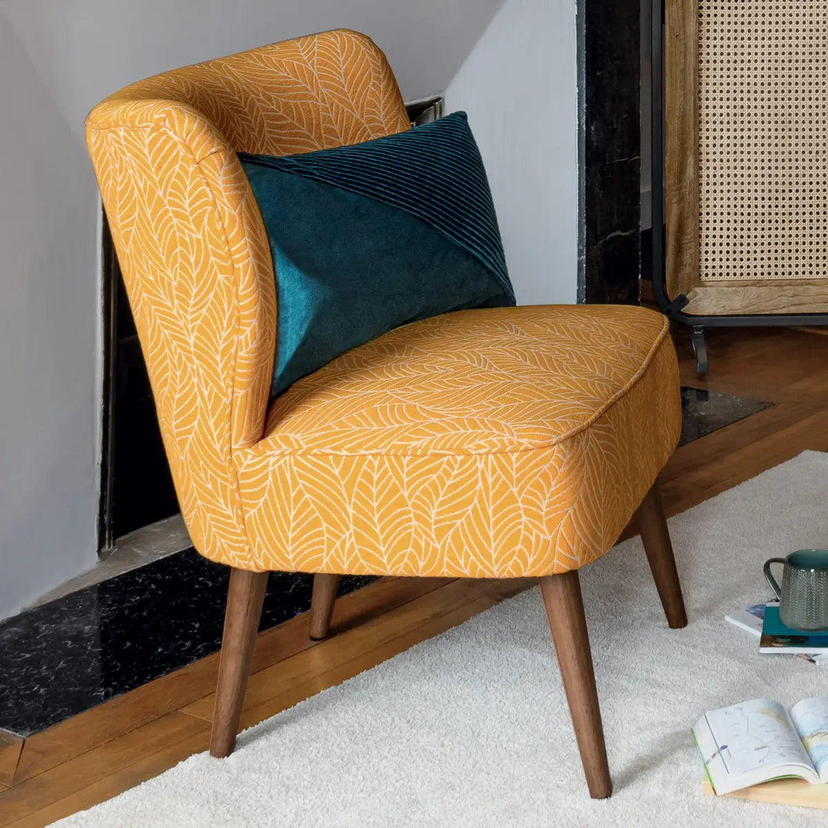 Кресло Kiara, Жълт