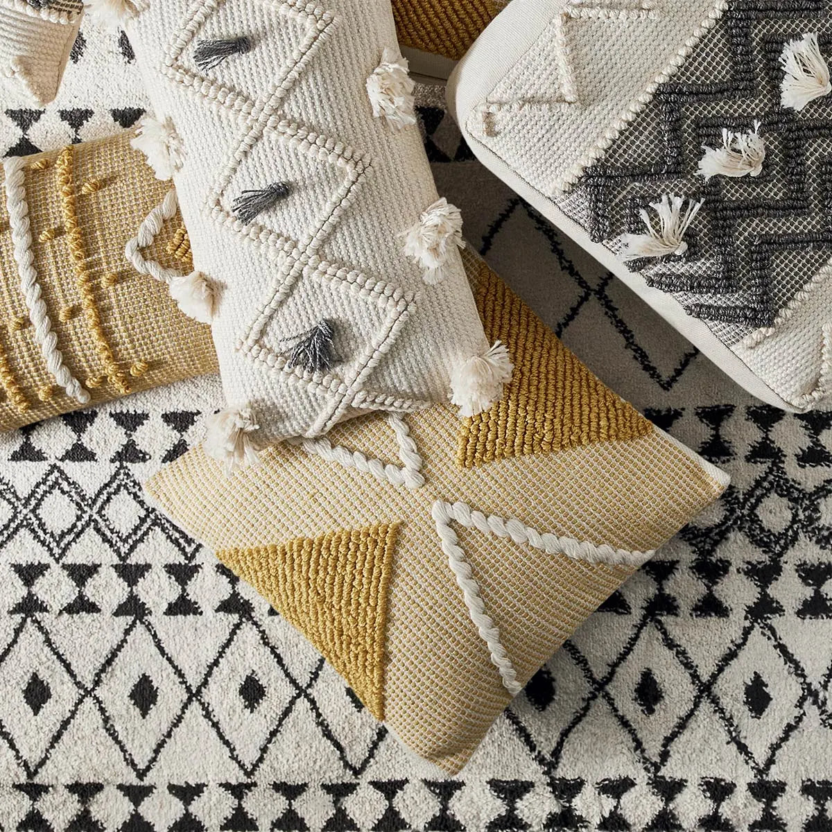 Декоративна възглавница atmosphera, 45x45 cm, Охра