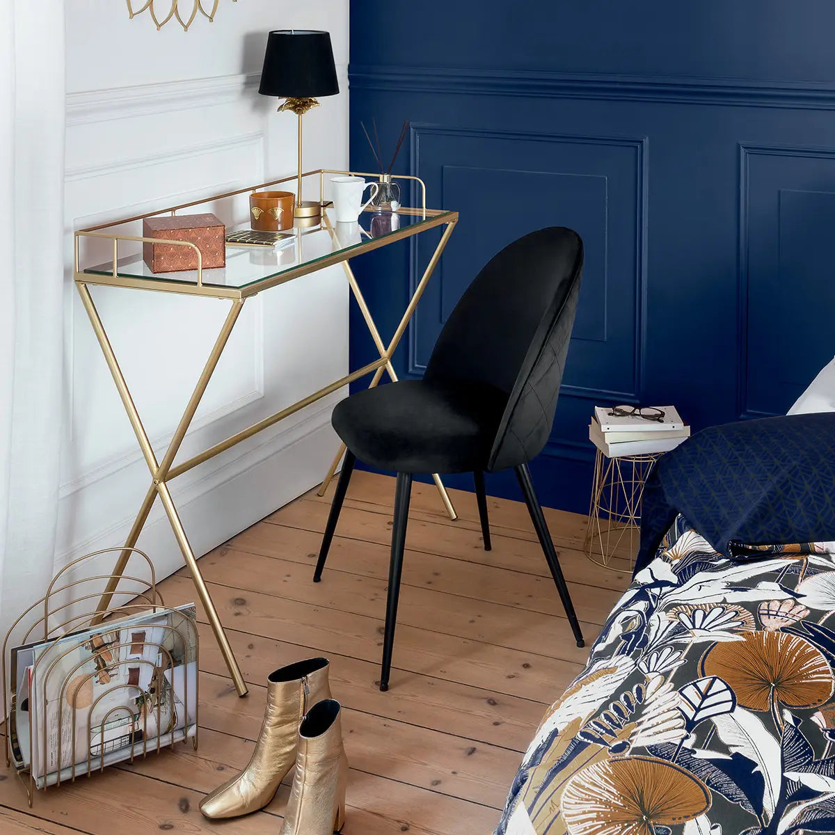 Трапезен стол atmosphera Slano, Велур