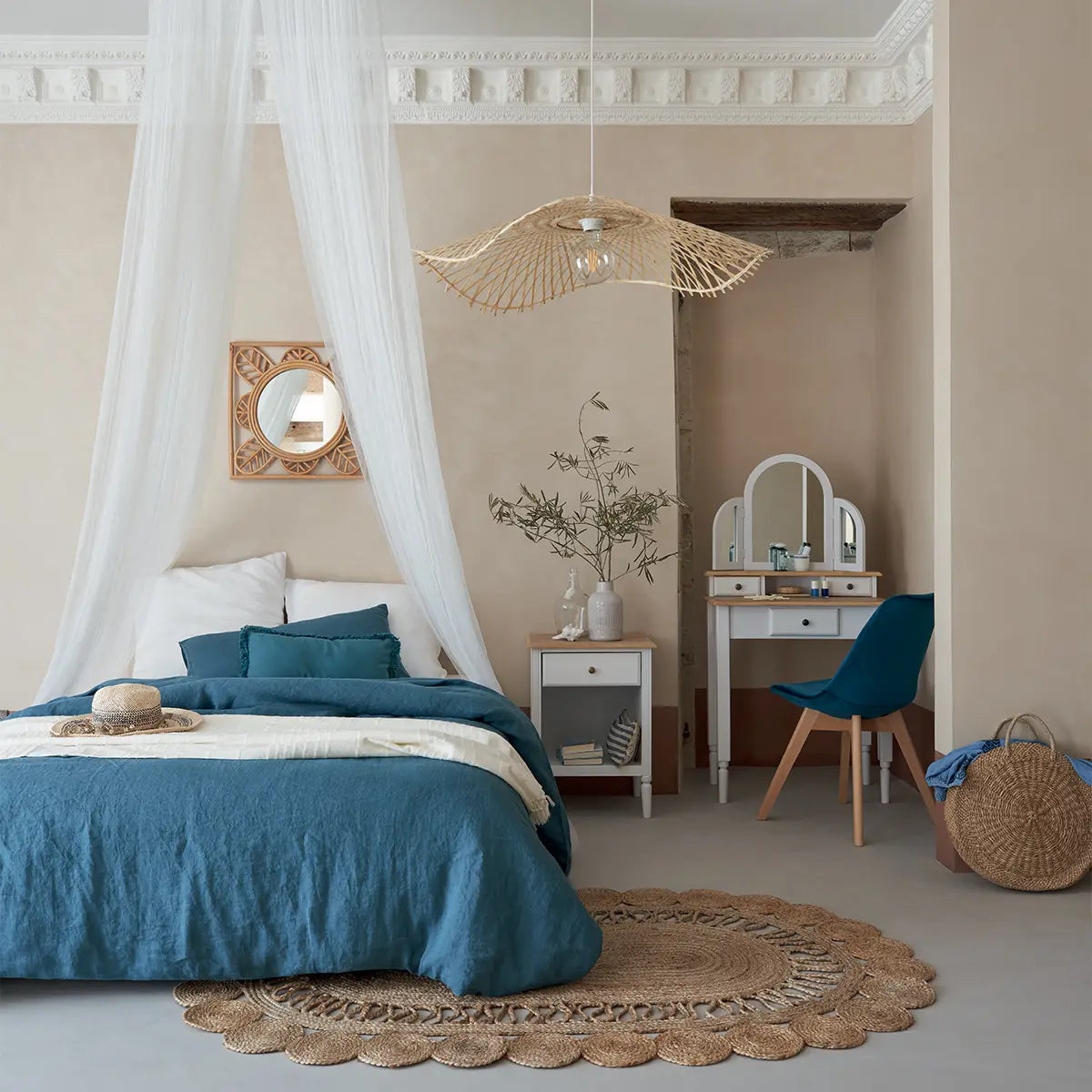 Трапезен стол atmosphera Baya, Велур