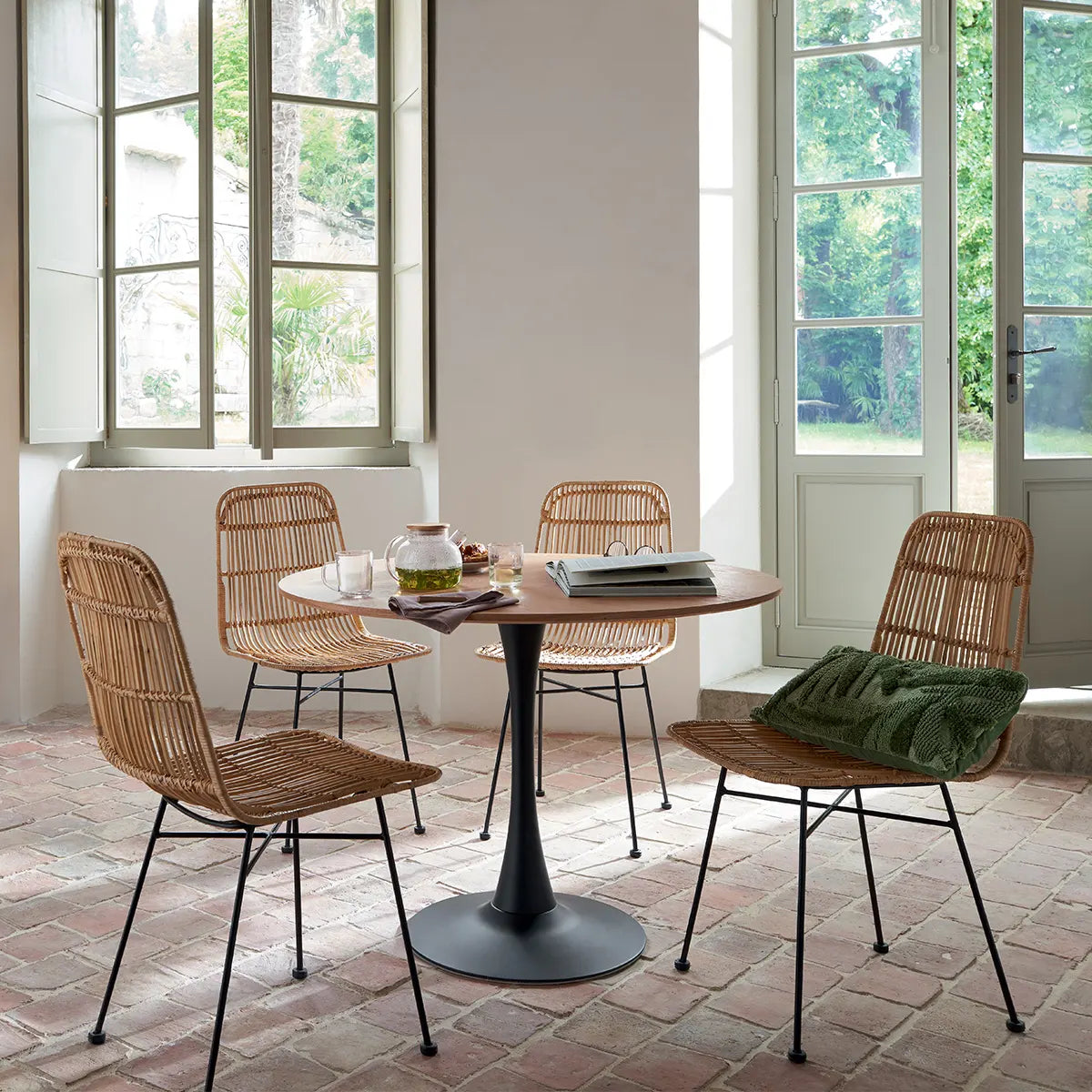 Трапезна маса atmosphera Elias, MDF, 100x76 cm