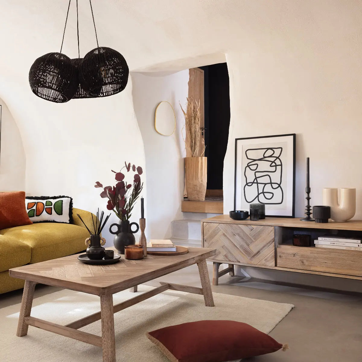 ТВ шкаф atmosphera Aeris 180x45x55 cm, Акация