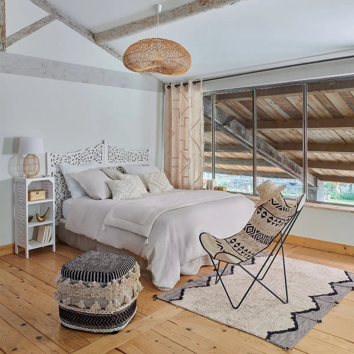 Спално бельо atmosphera Flora, Памук, 260x240 cm