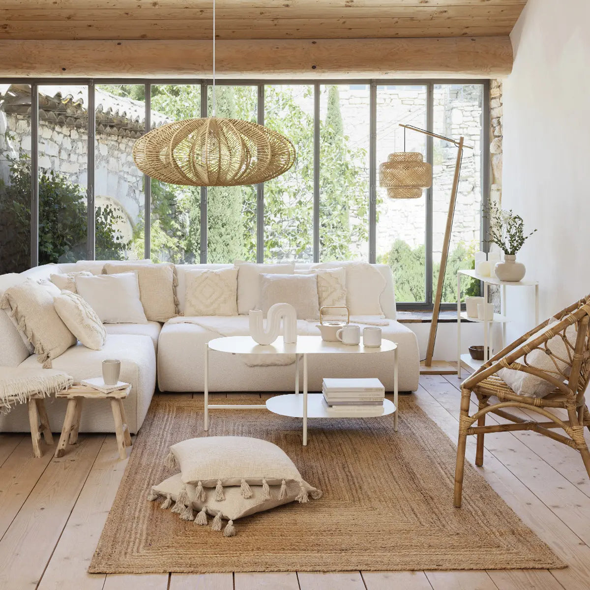 Лампион atmosphera Liby, Бамбук, Естествен, 173 cm