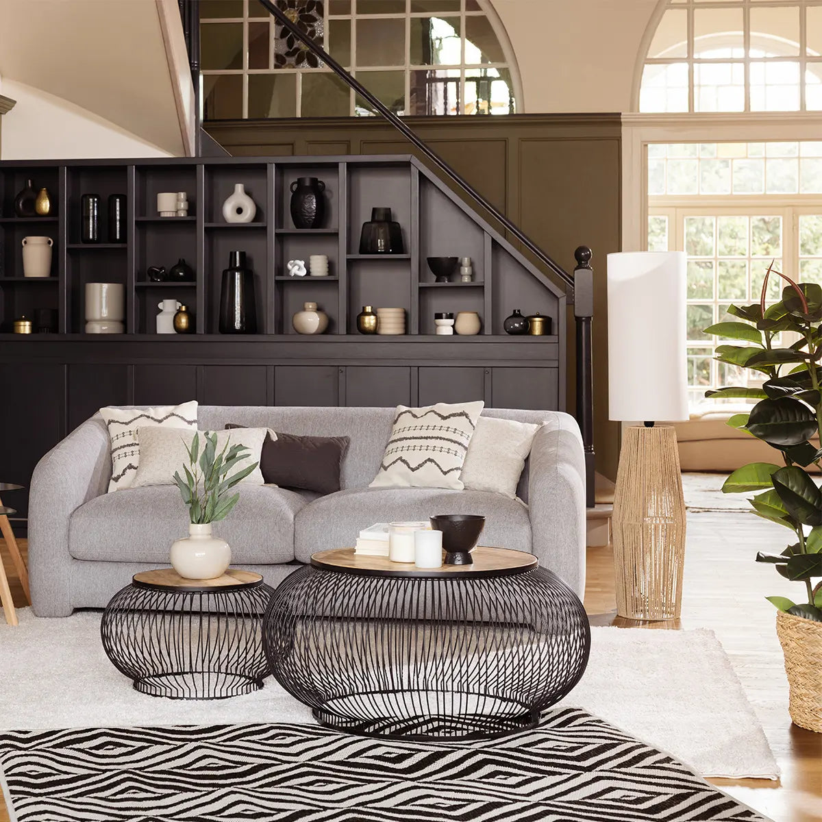 Триместен разтегателен диван atmosphera Guppy, 198x98x73 cm